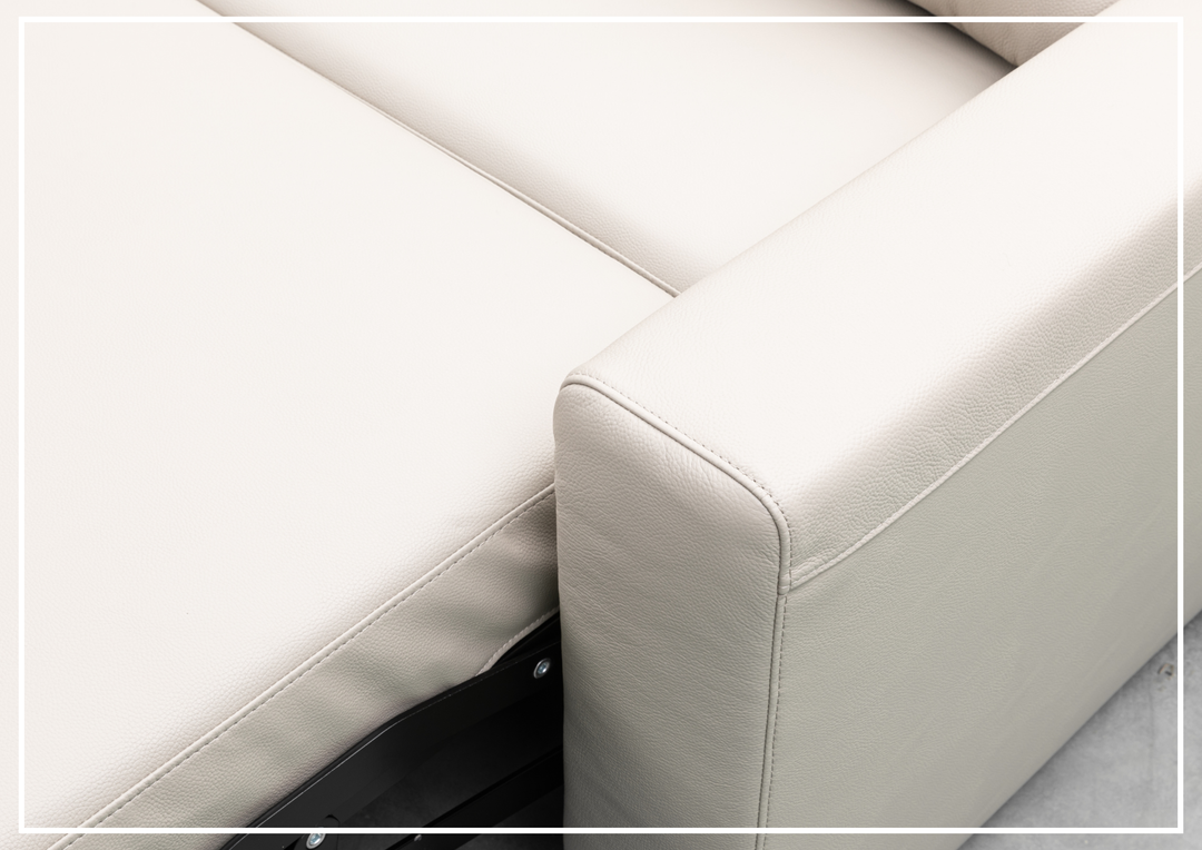 Klaussner Beltoni Sleeper Sofa in Leather and Fabric Option