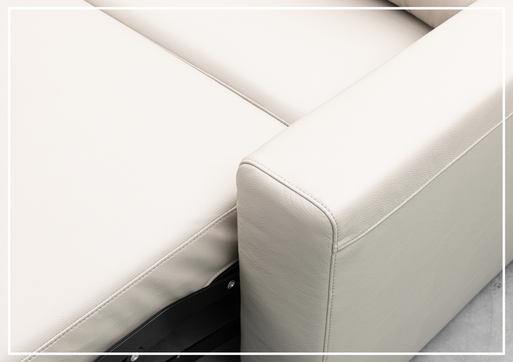 Klaussner Beltoni Sleeper Sofa in Leather and Fabric Option