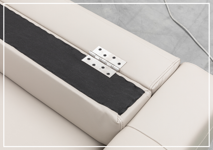 Klaussner Beltoni Sleeper Sofa in Leather and Fabric Option