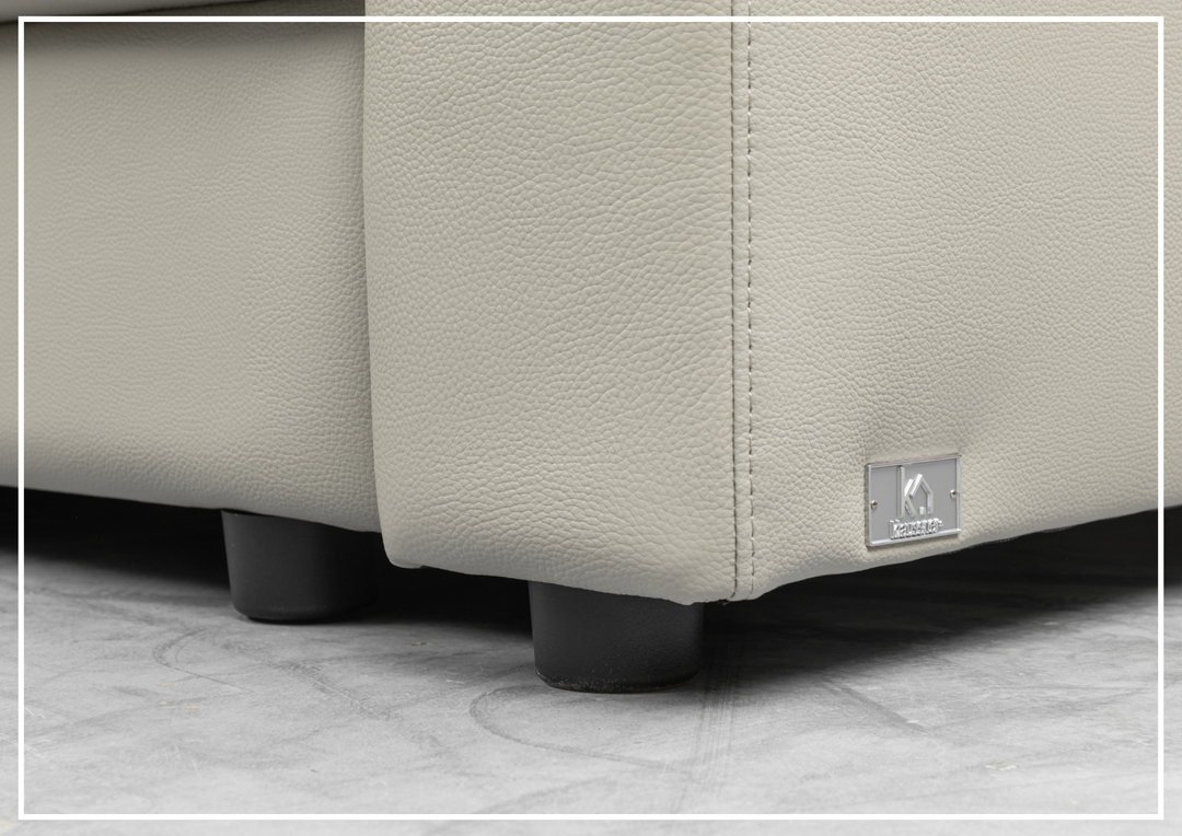 Klaussner Beltoni Sleeper Sofa in Leather and Fabric Option