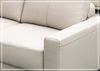 Klaussner Beltoni Sleeper Sofa in Leather and Fabric Option