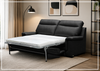 Delano Queen Sleeper Sofa | Leather | Padded Arms | Klaussner