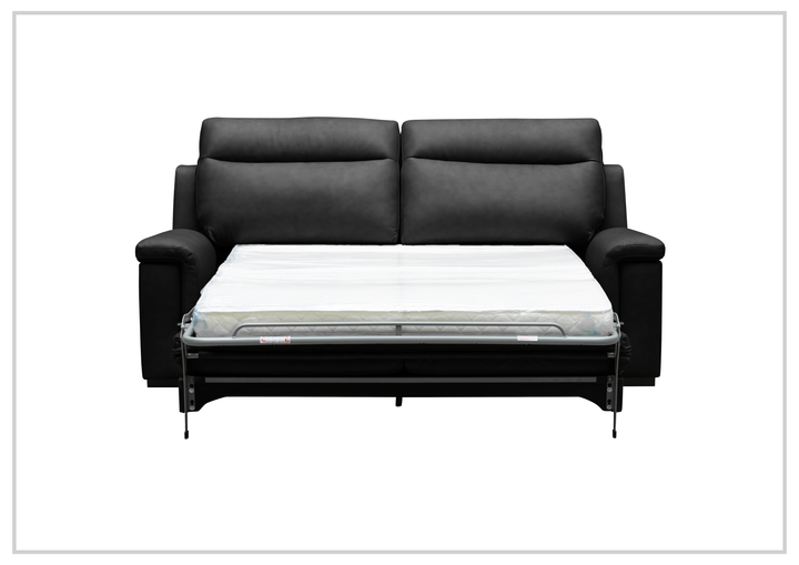 Delano Queen Sleeper Sofa | Leather | Padded Arms | Klaussner
