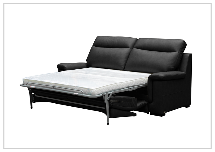 Delano Queen Sleeper Sofa | Leather | Padded Arms | Klaussner