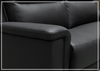 Delano Queen Sleeper Sofa | Leather | Padded Arms | Klaussner