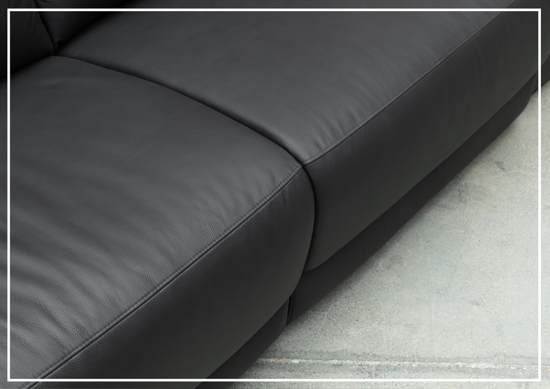 Delano Queen Sleeper Sofa | Leather | Padded Arms | Klaussner