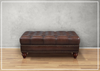 Hydeline Alton Bay Leather Sectional Sofa With Nail-Head Finish