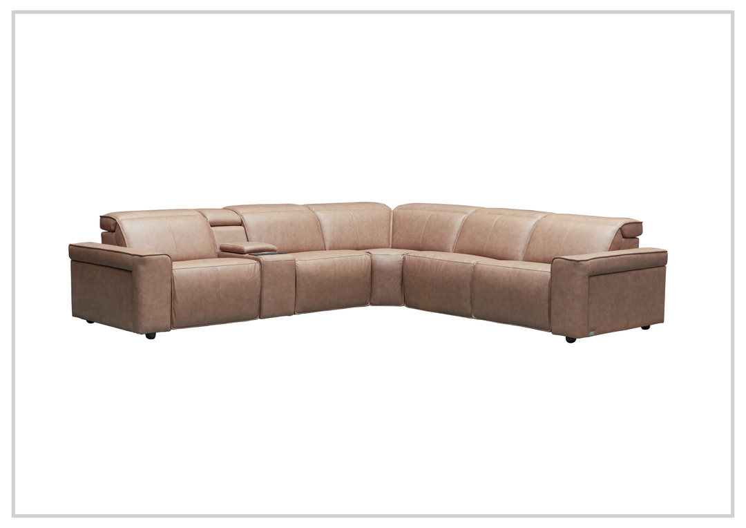 Lorenzo 6-Piece Recliner Sectional | Power Footrest & Headrest | Klaussner