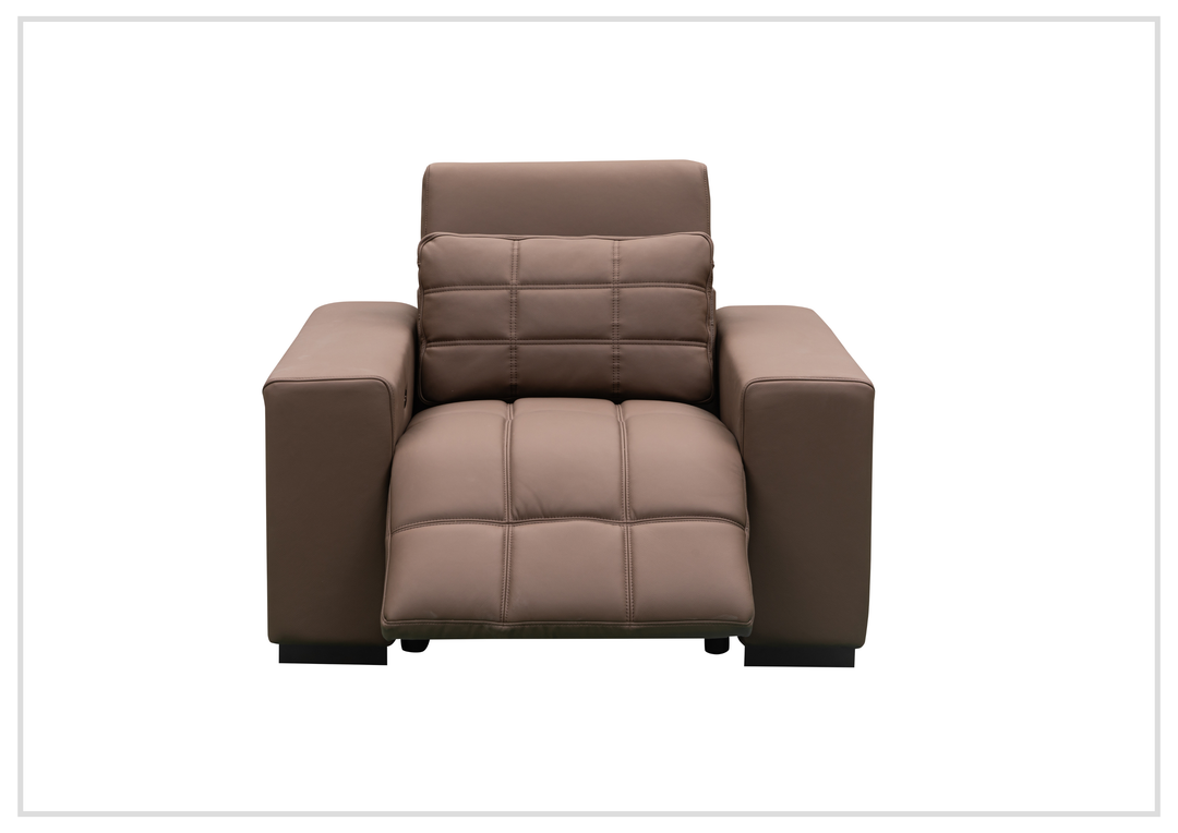 Orlano Leather Chair | Power Reclining | Sinuous Springs Seats | Klaussner - Jennihome