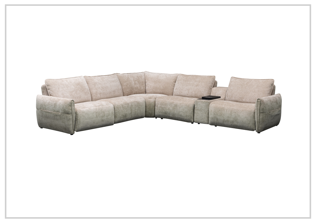 Stanza Power Reclining Sectional Sofa | Fabric | 3 Motors | Klaussner