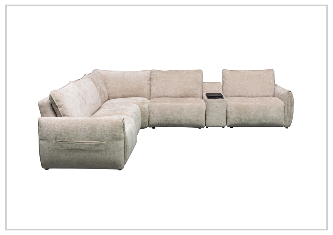 Stanza Power Reclining Sectional Sofa | Fabric | 3 Motors | Klaussner