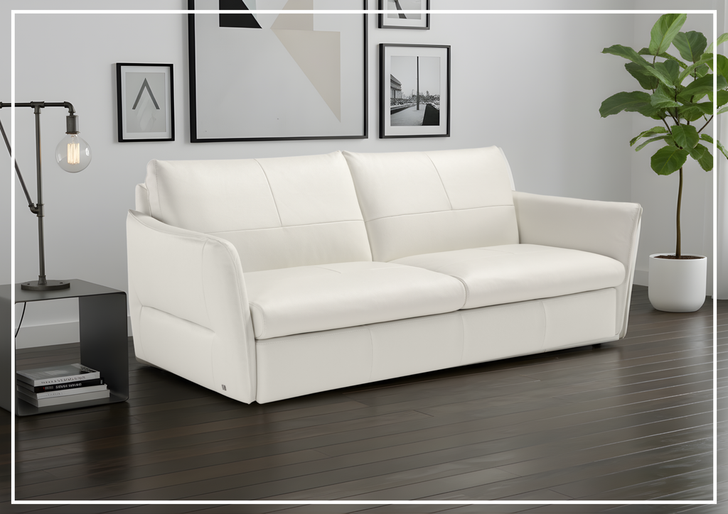 Klaussner Italia La Casa Leather Sleeper Sofa