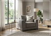 Lars Fabric Arm Chair | Wide Track Arms | Box-Edge Back Pillow | Bernhardt-Jennihome