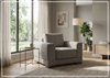 Lars Fabric Arm Chair | Wide Track Arms | Box-Edge Back Pillow | Bernhardt-Jennihome