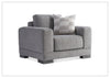 Lars Fabric Arm Chair | Wide Track Arms | Box-Edge Back Pillow | Bernhardt-Jennihome