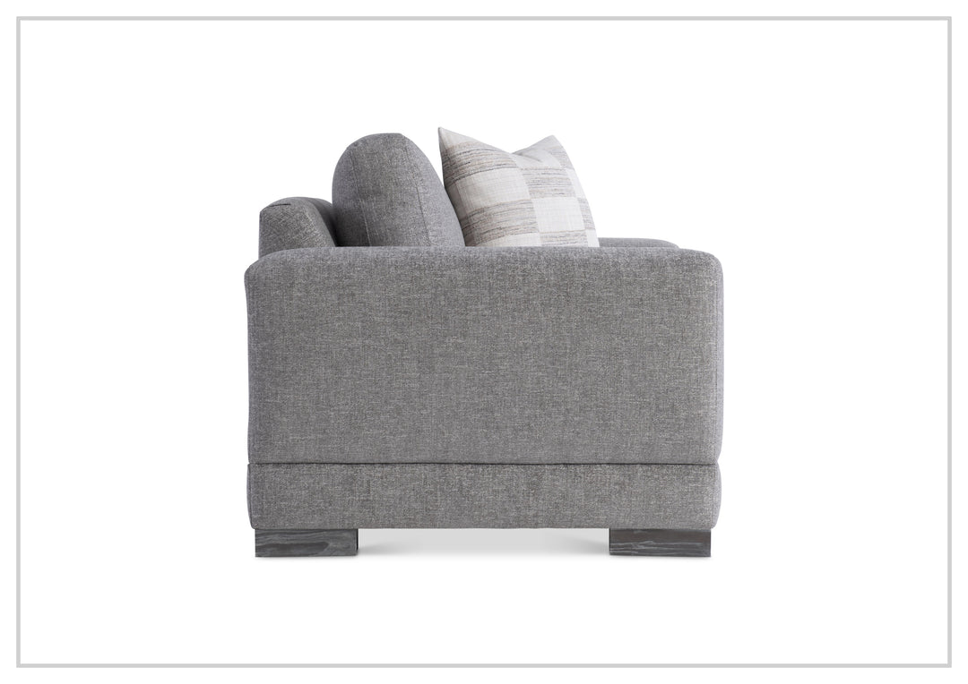 Lars Fabric Arm Chair | Wide Track Arms | Box-Edge Back Pillow | Bernhardt-Jennihome