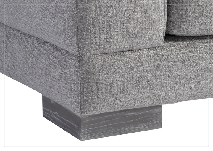 Lars Fabric Arm Chair | Wide Track Arms | Box-Edge Back Pillow | Bernhardt-Jennihome