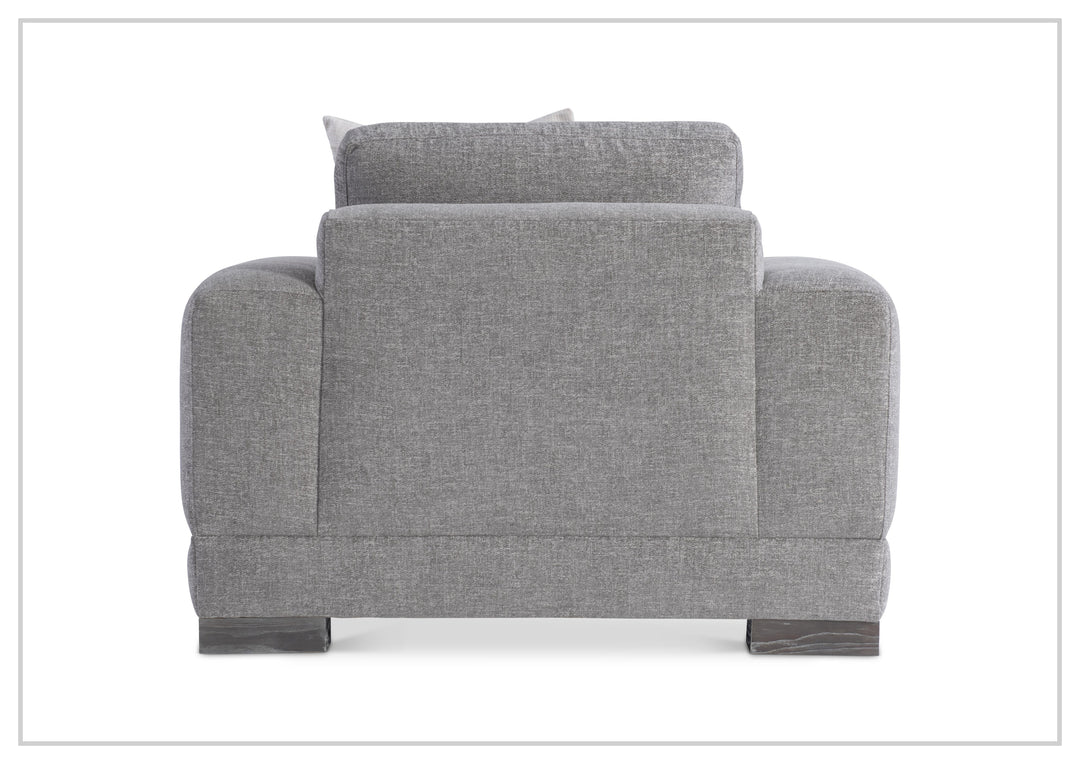 Lars Fabric Arm Chair | Wide Track Arms | Box-Edge Back Pillow | Bernhardt-Jennihome