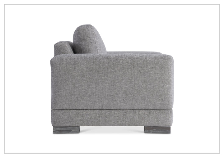 Lars Fabric Arm Chair | Wide Track Arms | Box-Edge Back Pillow | Bernhardt-Jennihome
