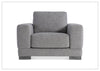 Lars Fabric Arm Chair | Wide Track Arms | Box-Edge Back Pillow | Bernhardt-Jennihome