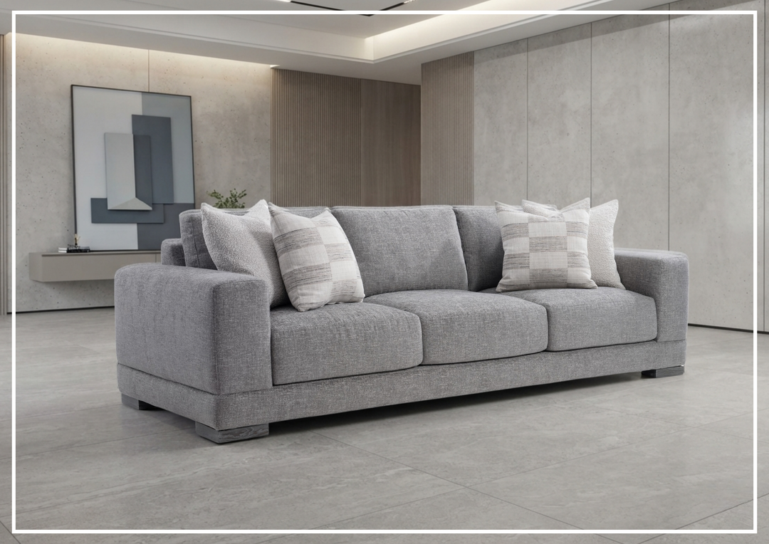 Lars Fabric Sofa | Track Arms | Wooden Block Feet | Bernhardt-Jennihome