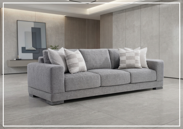 Lars Fabric Sofa | Track Arms | Wooden Block Feet | Bernhardt-Jennihome