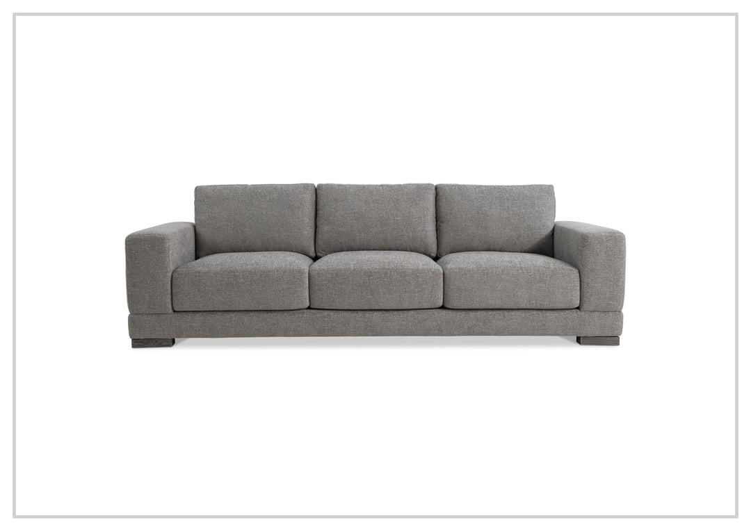 Lars Fabric Sofa | Track Arms | Wooden Block Feet | Bernhardt-Jennihome