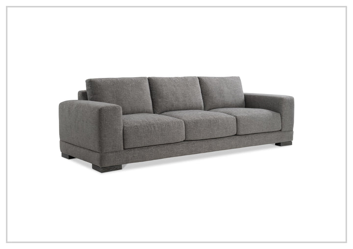 Lars Fabric Sofa | Track Arms | Wooden Block Feet | Bernhardt-Jennihome