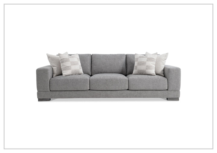 Lars Fabric Sofa | Track Arms | Wooden Block Feet | Bernhardt-Jennihome