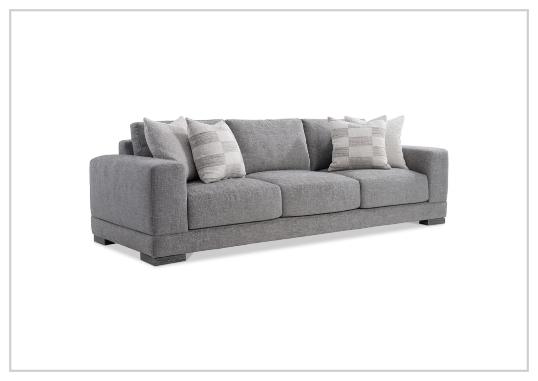 Lars Fabric Sofa | Track Arms | Wooden Block Feet | Bernhardt-Jennihome