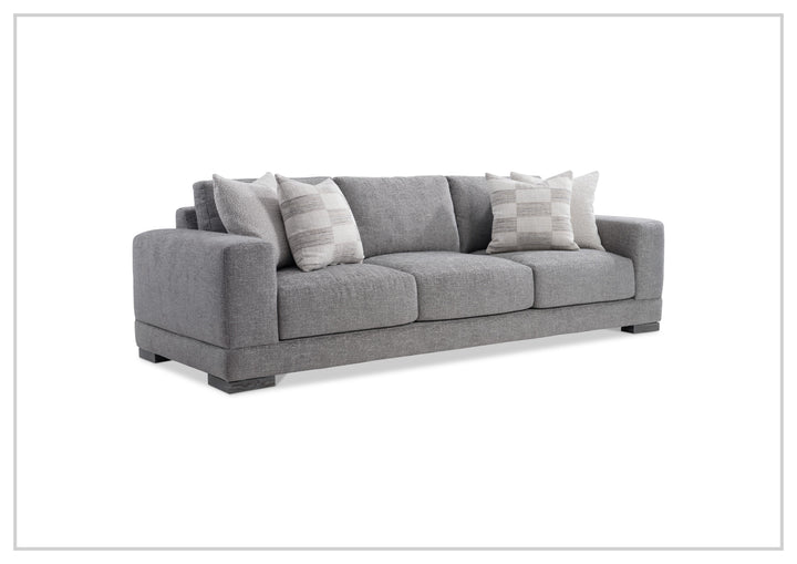 Lars Fabric Sofa | Track Arms | Wooden Block Feet | Bernhardt-Jennihome
