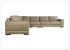 Lars Leather Sectional | Throw Pillows | Bernhardt