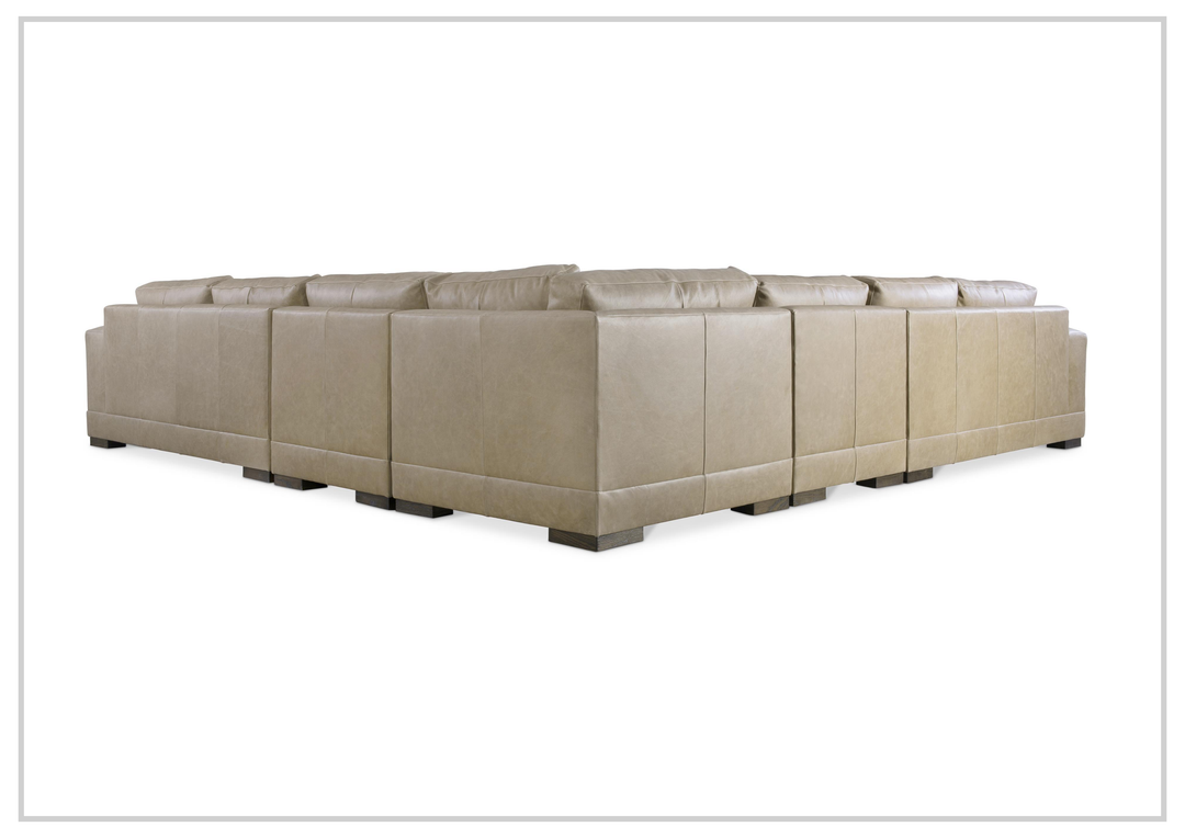 Lars Leather Sectional | Throw Pillows | Bernhardt-Jennihome 
