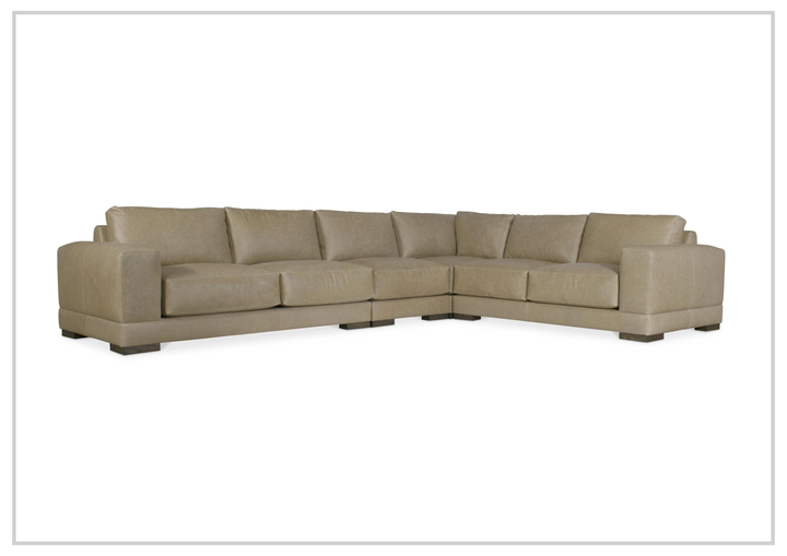 Lars Leather Sectional | Throw Pillows | Bernhardt-Jennihome 