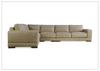 Lars Leather Sectional | Throw Pillows | Bernhardt-Jennihome 