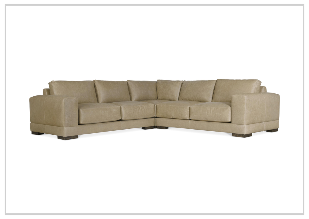 Lars Leather Sectional | Throw Pillows | Bernhardt-Jennihome 