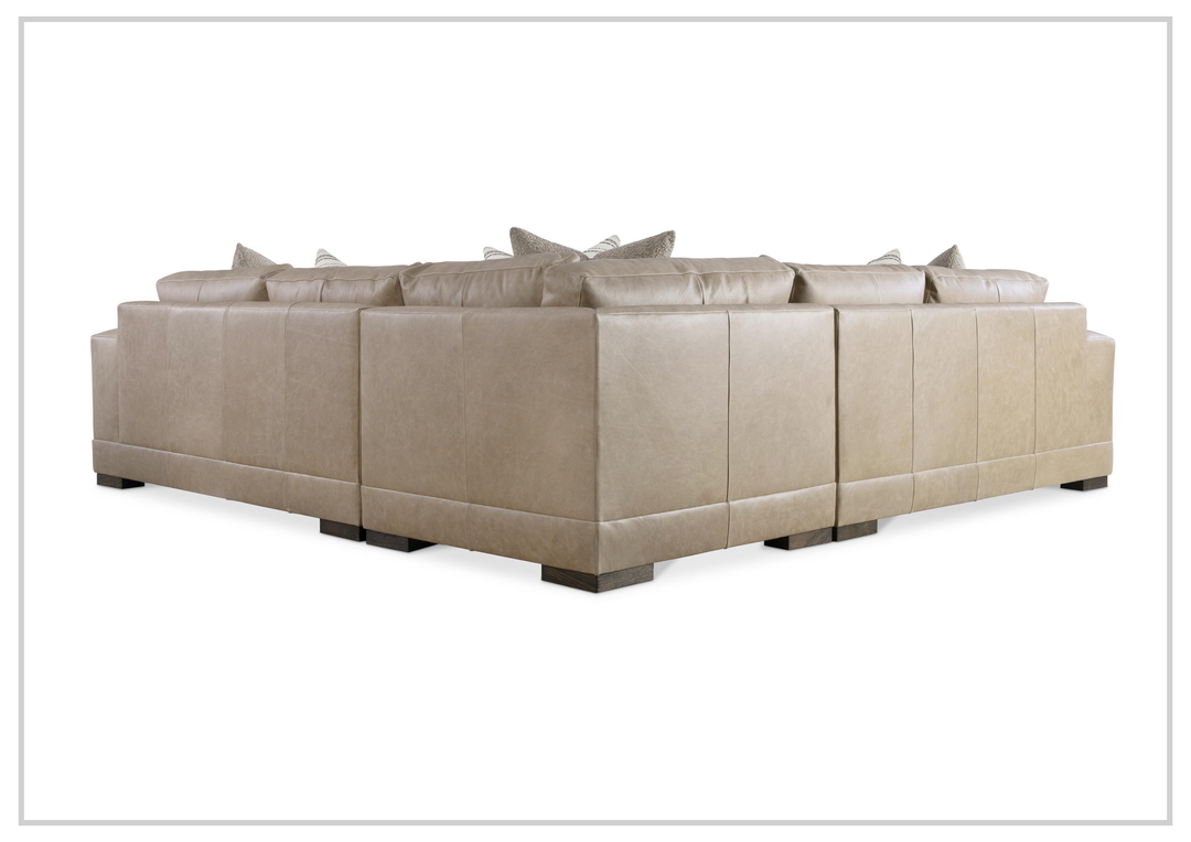 Lars Leather Sectional | Throw Pillows | Bernhardt-Jennihome 