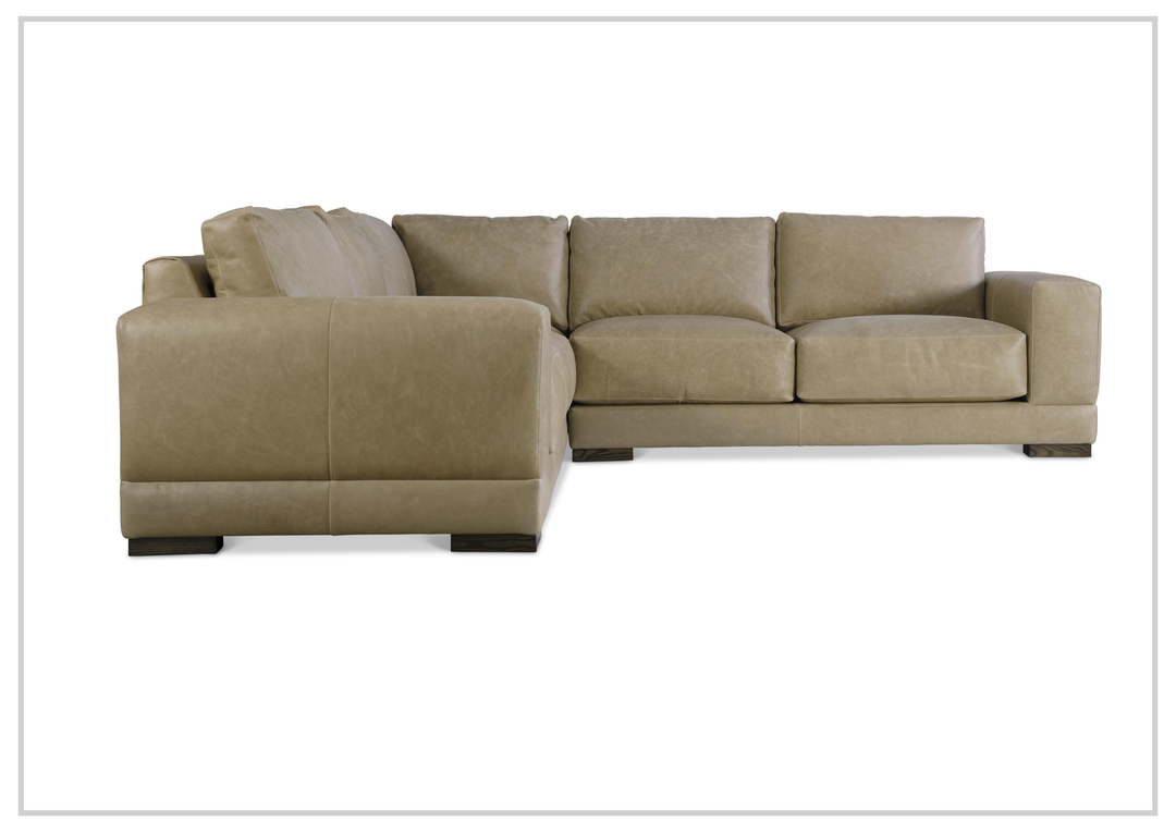 Lars Leather Sectional | Throw Pillows | Bernhardt-Jennihome 