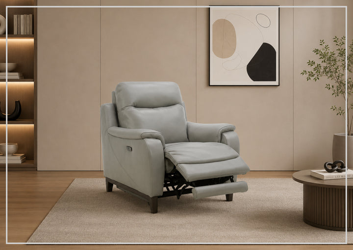 Lazaro Power Leather Recliner | Extended Footrest | Gio Italia-Jennihome