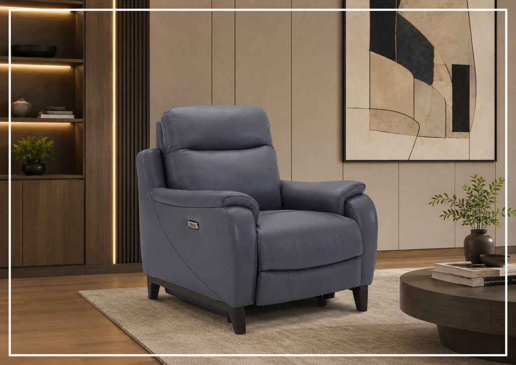 Lazaro Power Leather Recliner | Extended Footrest | Gio Italia-Jennihome
