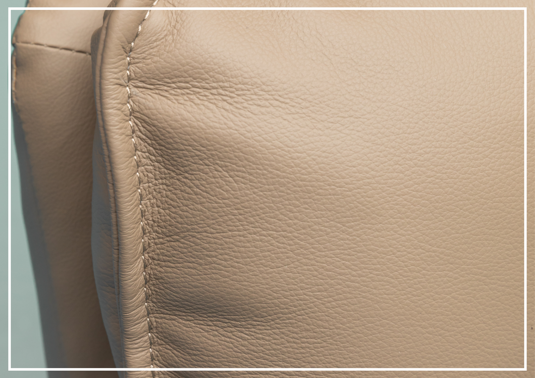Lenvoro Swivel Chair | Leather In Beige | Klaussner - Jenniihome