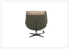 Lenvoro Swivel Chair | Leather | 360° Swivel Base | Klaussner