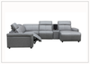 Klaussner Leonardo 6-Piece Power Recliner Sectional Sofa with Storage