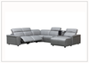 Gio Italia Leonardo 6-Piece Power Recliner Sectional Sofa with Storage