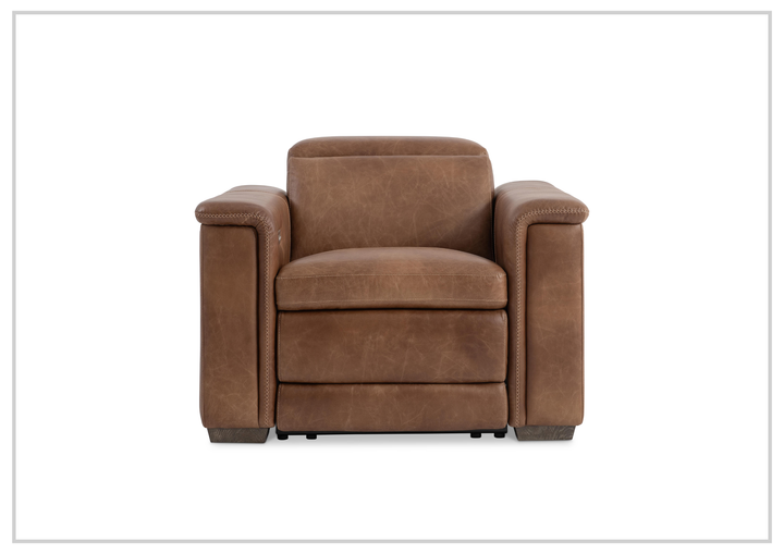 Lioni Leather Power Reclining Chair With USB Port | Bernhardt
