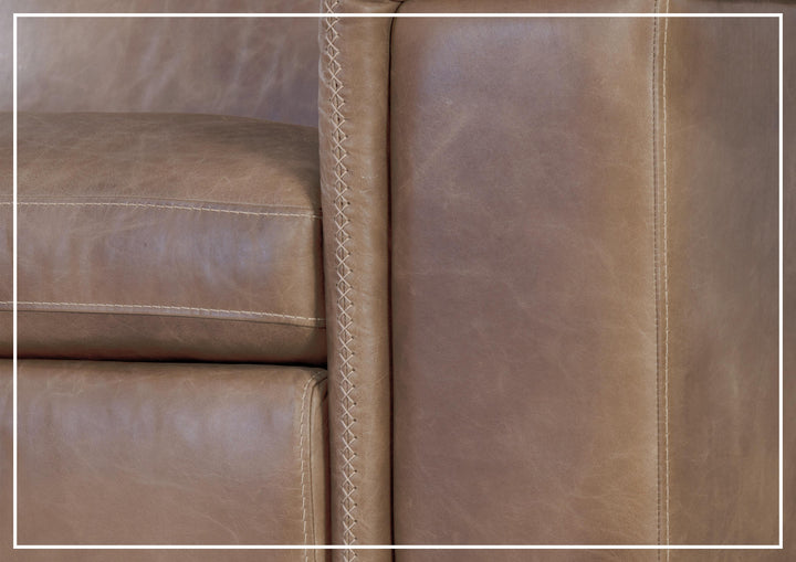 Lioni Leather Power Motion Sectional | Power Footrest | USB Port | Bernhardt-Jennihome