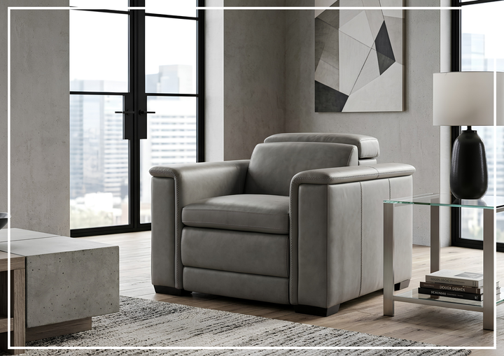 Lioni Leather Power Reclining Chair With USB Port | Bernhardt