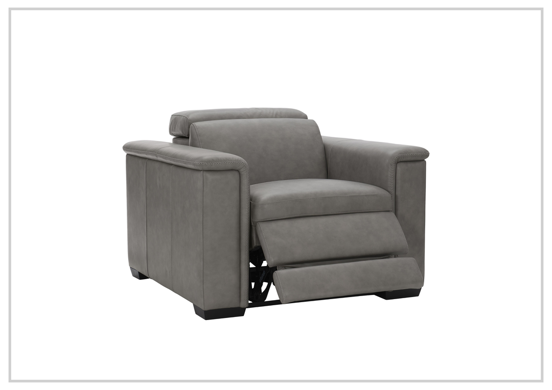 Lioni Leather Power Reclining Chair With USB Port | Bernhardt