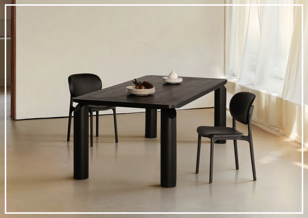 Lucca Dining Table | Smoke Black | Klaussner - Jennihome