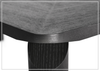 Lucia Rectangular Dining Table | Smoke Black | 6 Seater | Klaussner